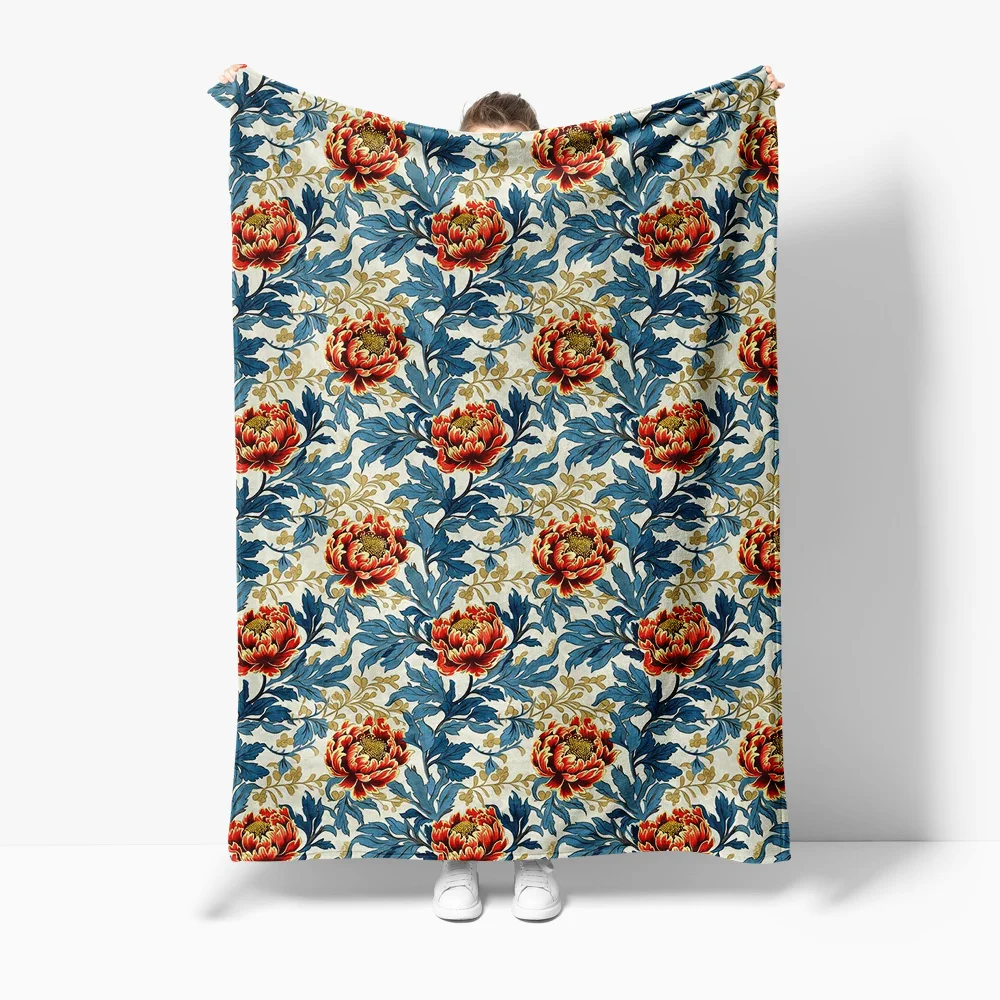 

Одеяло с цветочным узором, покрывало для дивана-кровати, декоративное одеяло для гостиной, спальни, покрывало 150x200 см