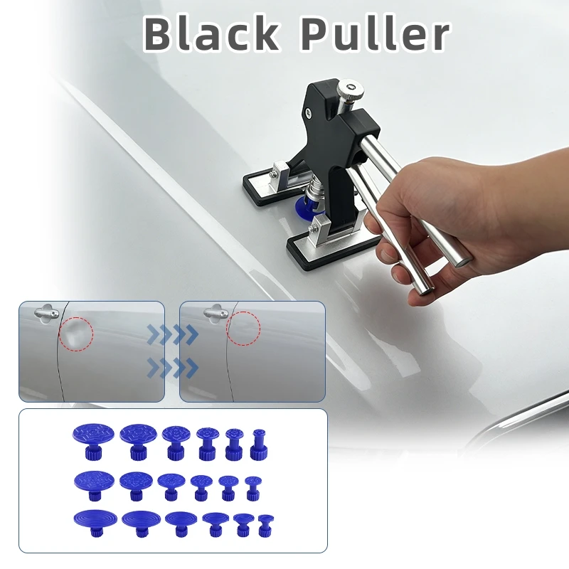 Car Dent Puller Repair Tools Slide Reverse Hammer Puller Paintless Bridge type Dent Puller Kit Auto Hail Repair Accessories