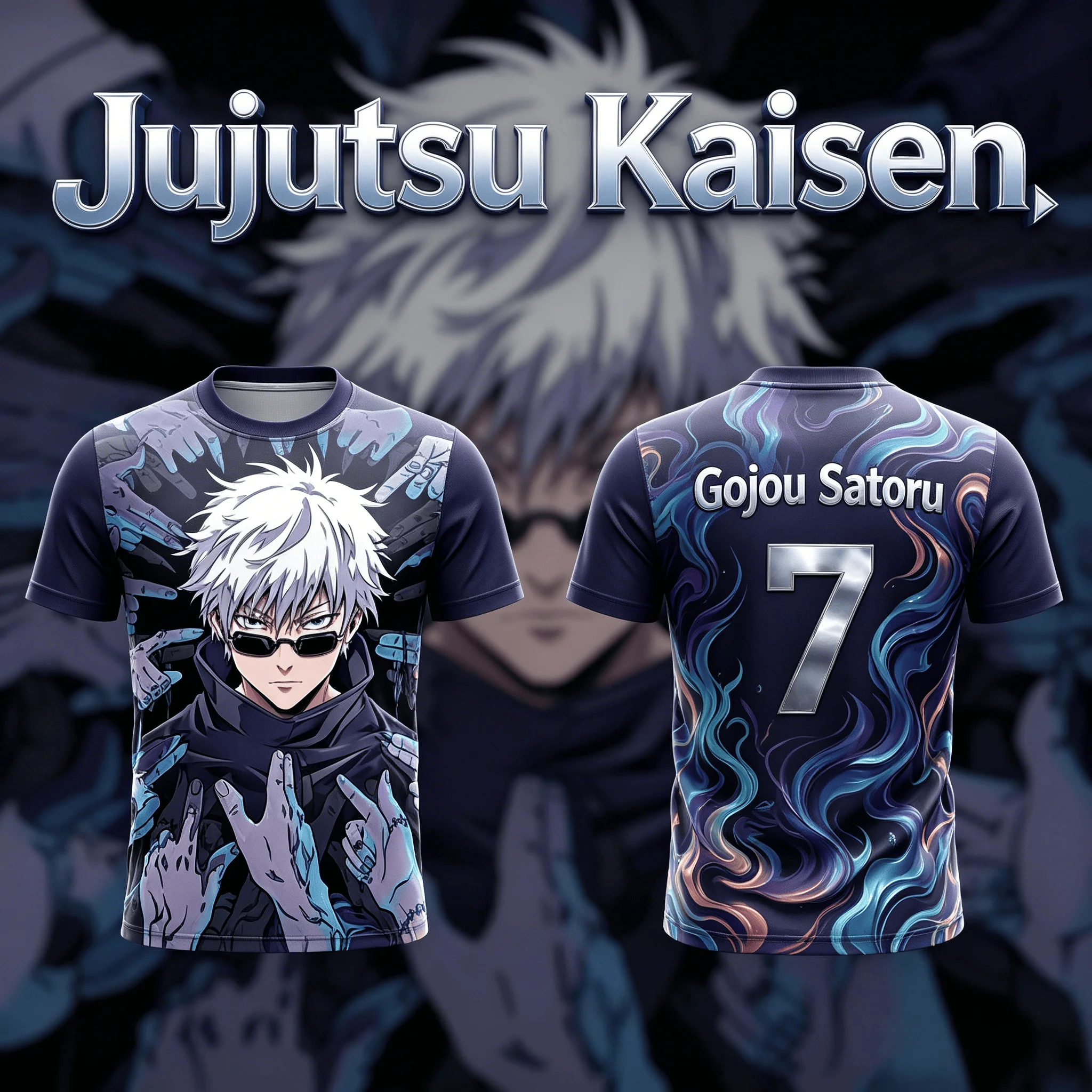 Anime Jujutsu Kaisen Satoru Gojo 3D Print Breathable Sports T-shirt Y2K 2026 Summer Fashion Hot Unisex Tops for Adults Kids