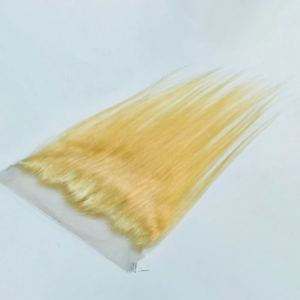 613 # 13x4 Lace-Frontal, glattes Echthaar, 10-22 Zoll, weiches Remy-Haar, vorgezupfte Babyhaare, anfängerfreundlich für den täglichen Gebrauch – Detail 5