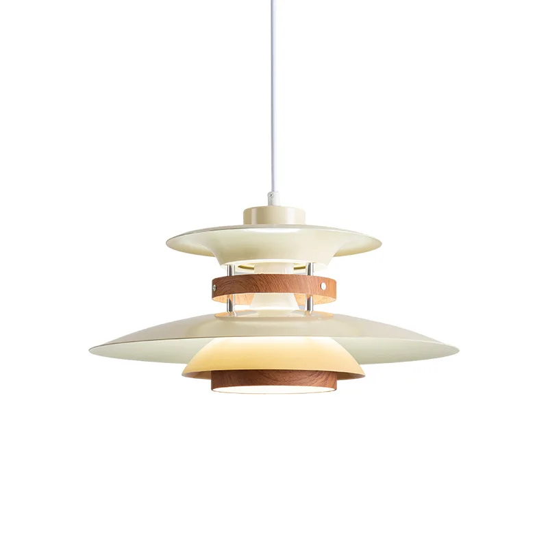 

Mercero PH5 restaurant chandelier imitation walnut color retro dining table Danish creative bar lamp