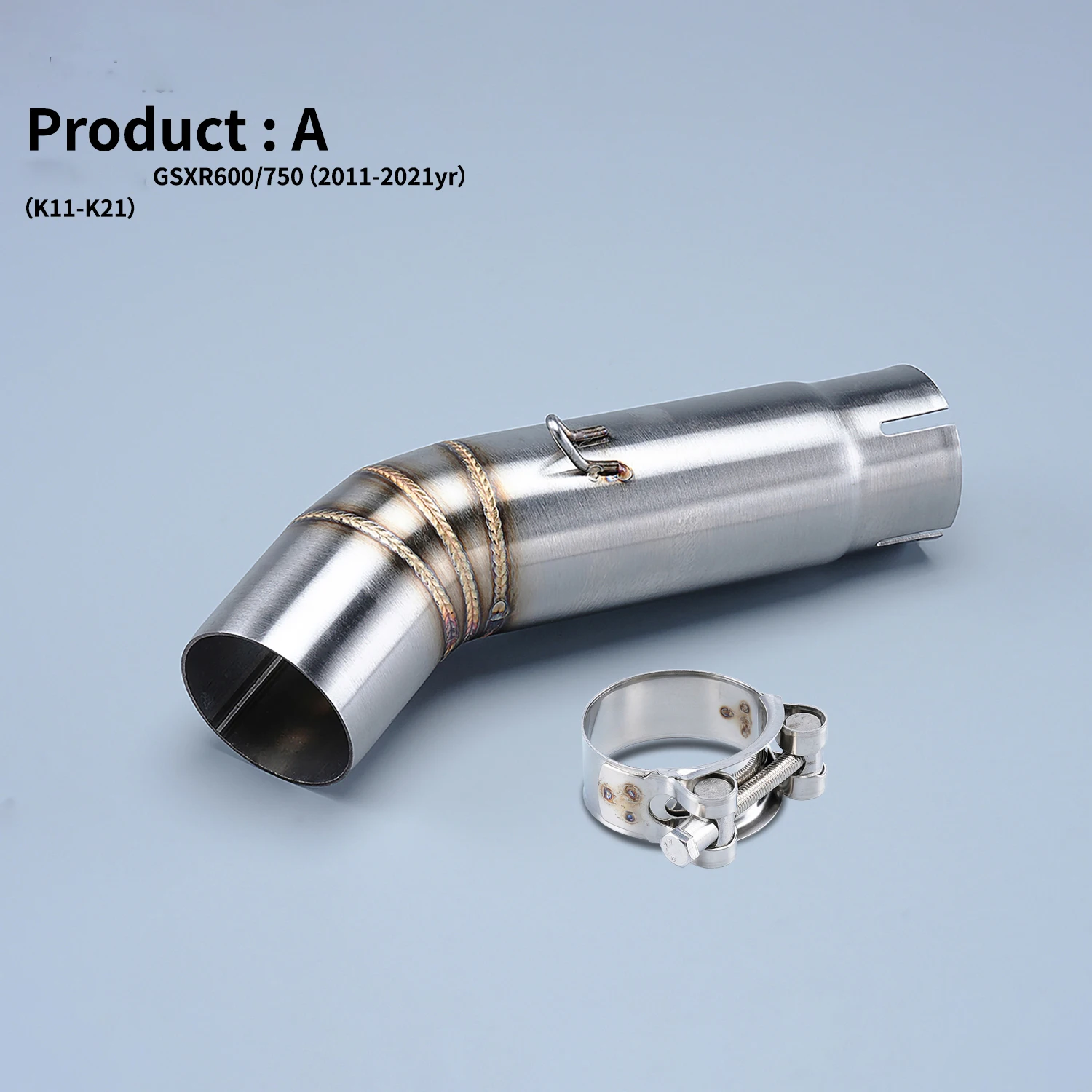 

FOR GSXR600 750 K11 Motorcycle Exhaust Muffler Middle Link Pipe Tube For GSXR 600 750 K11 GSXR600 GSXR750 GSR750