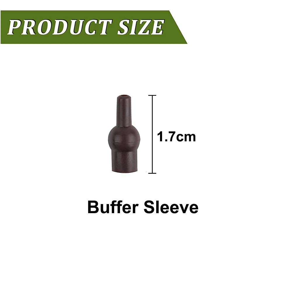 30/50/100Pcs Carp Fishing Tulip Beads Soft Rubber Quick Change Buffer Bead for Helicopter Rigs Carp Fishing Terminal Tackle
