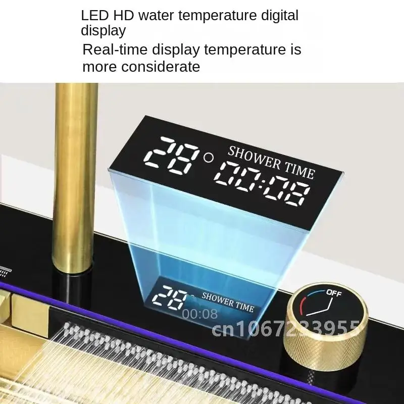 Wastafel dapur emas baja tahan karat, bak cuci sayur Digital, lampu atmosfer, wastafel tunggal besar dapur 75cm x 46cm