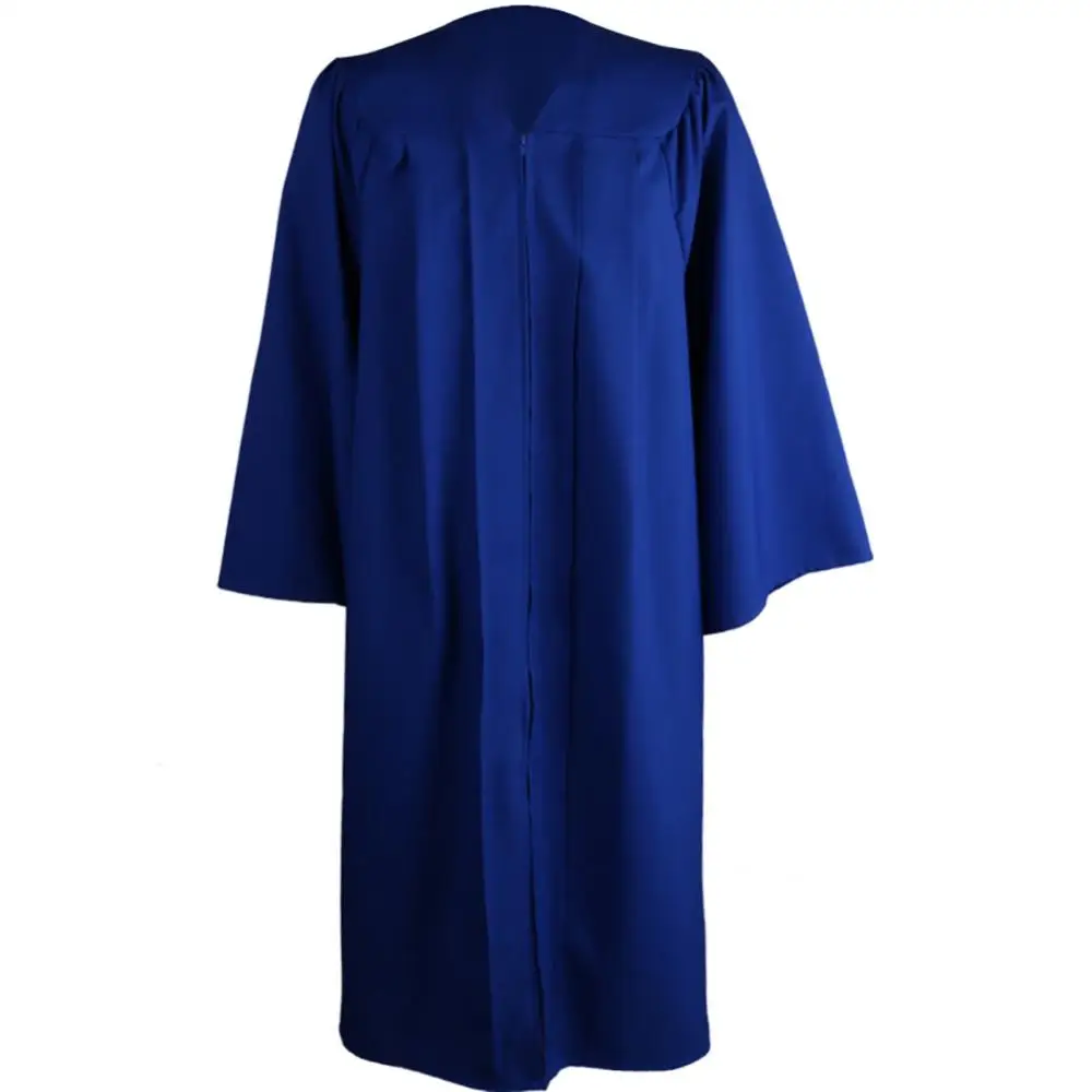 Adult Graduation Gown + Cap Set Zip Closure University Academic Graduation Gown Robe Mortarboard Cap Set Graduation Gown Robe