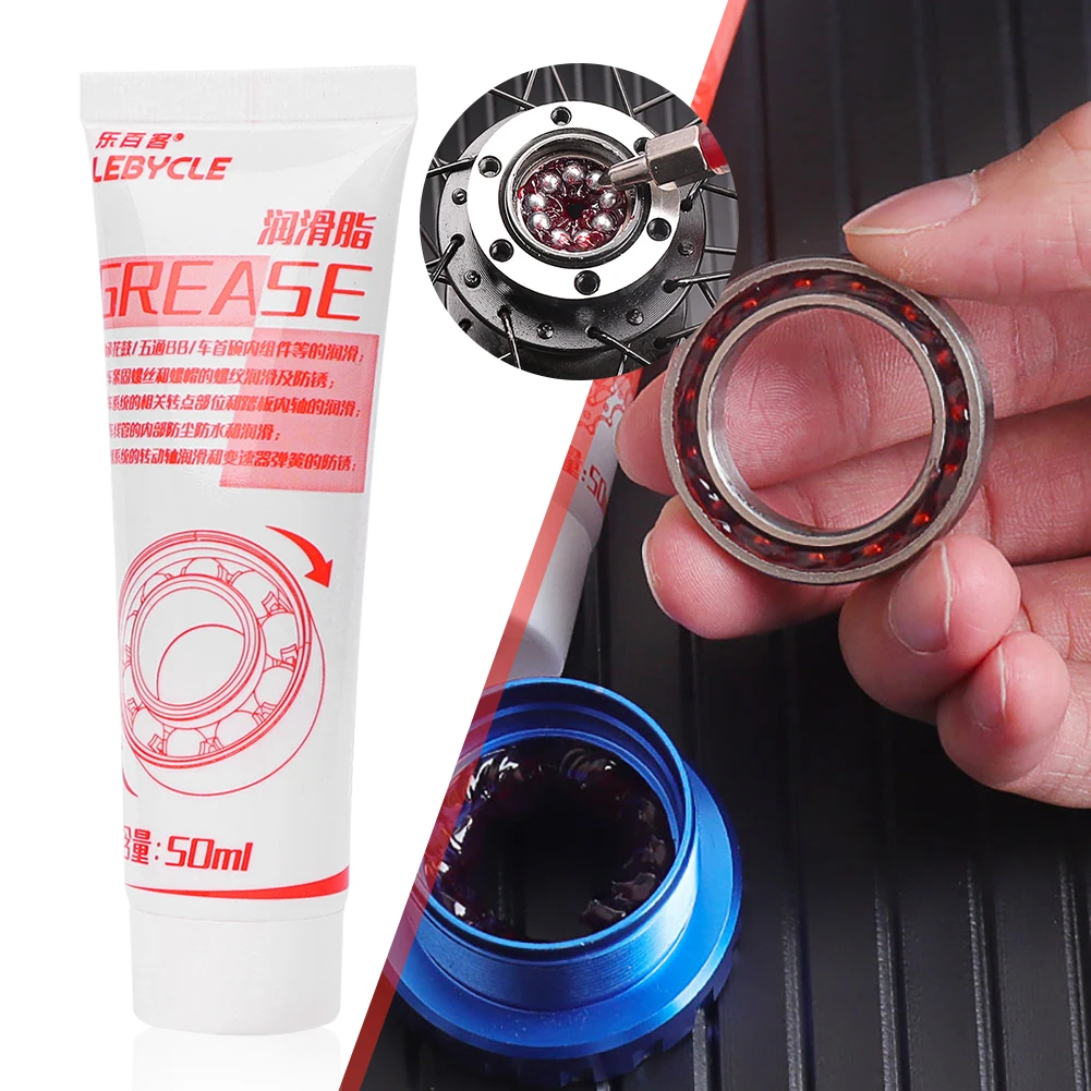 LEBYCLE Bike Bicycle Grease Lubricant MTB Bike Oil for Hub Bottom Bracket Headset Fork Flywheel Ball Bearing Grease