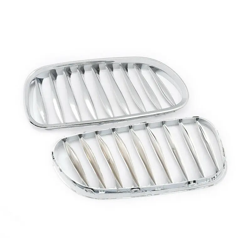 Grille Avant de Style Sportif Chromé de Voiture Pour-BMW E85 E86 Z4 2003-2008 Coupé Cabriolet 51117117757 51117117758