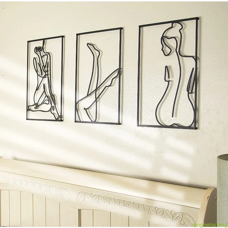 

Abstract Female Single Modern Naked Girl Wall Art Minimalist Painting Decor for Living Room Bedroom Lounge and Decor Aesthetic