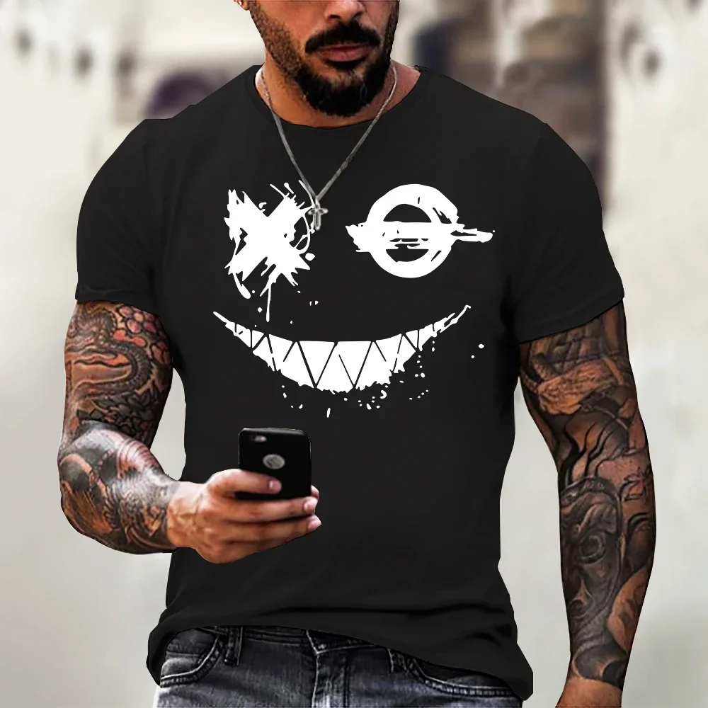 Men's 3D T-shirt Tight Fit, Breathable Sun-Protective, Vintage Classic for Workout & Street Casual - Print