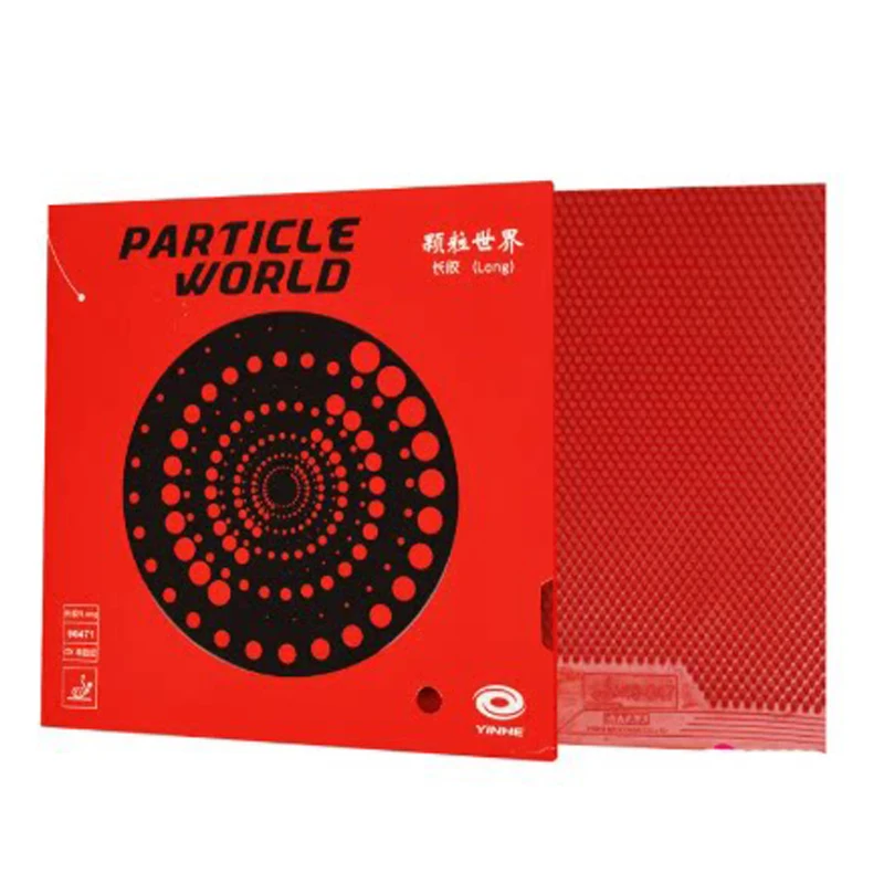 YINHE PARTICLE WORLD OX Long Pips Table Tennis Rubber Medium Particle Long Pimples PingPong Rubber for Offense-Defense Tolerance