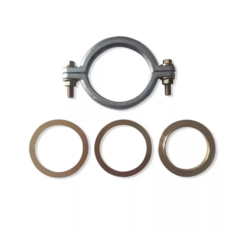 

4928805 4928804 4928803 EXH OUT CONNECTION + CLAMP + SCREWS + NUTS Fit Cummins Engine B5.9 B4.5 G5.9 ISB6.7