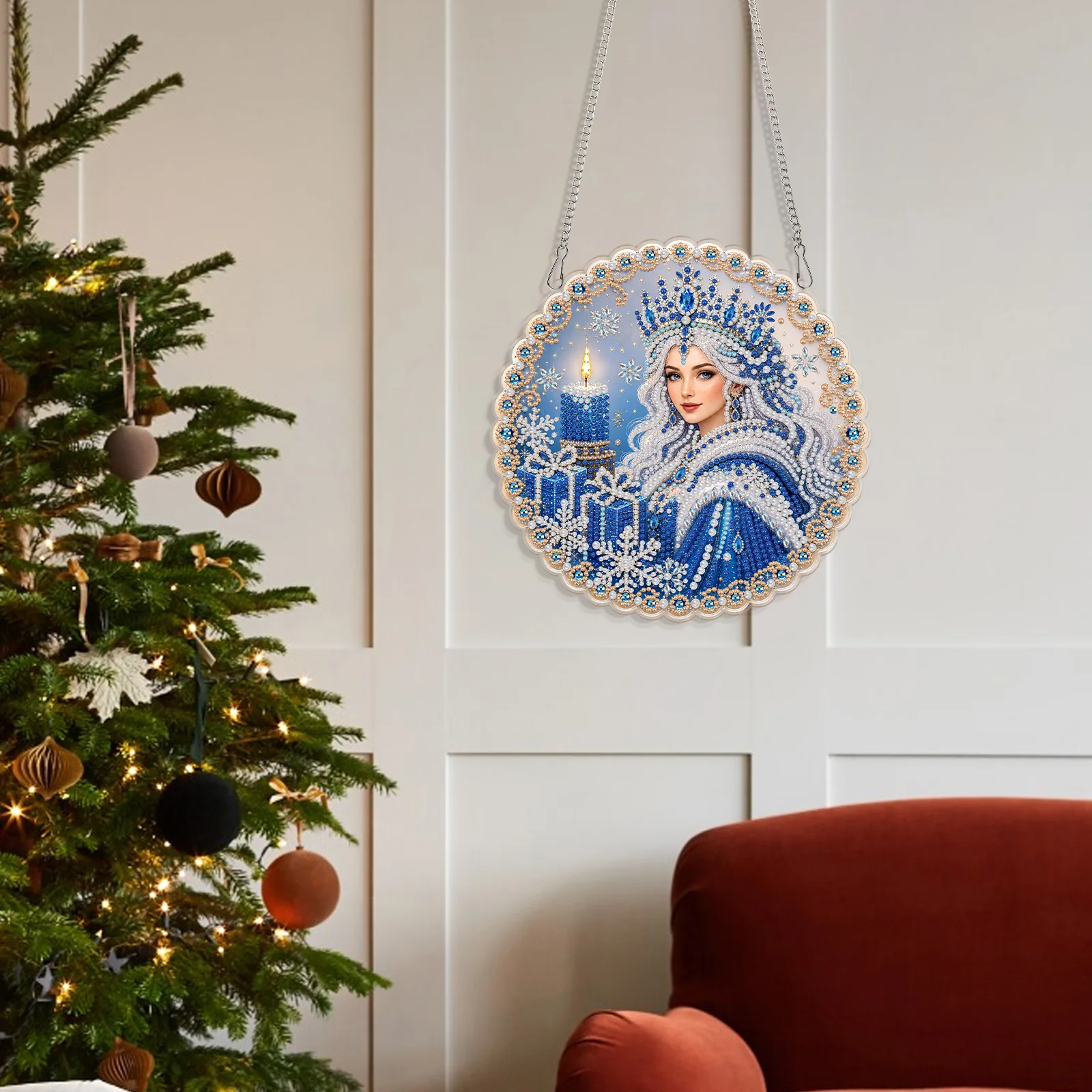 Christmas Pearl Diamond Painti - Art Craft For Christmas ulasan dan harga