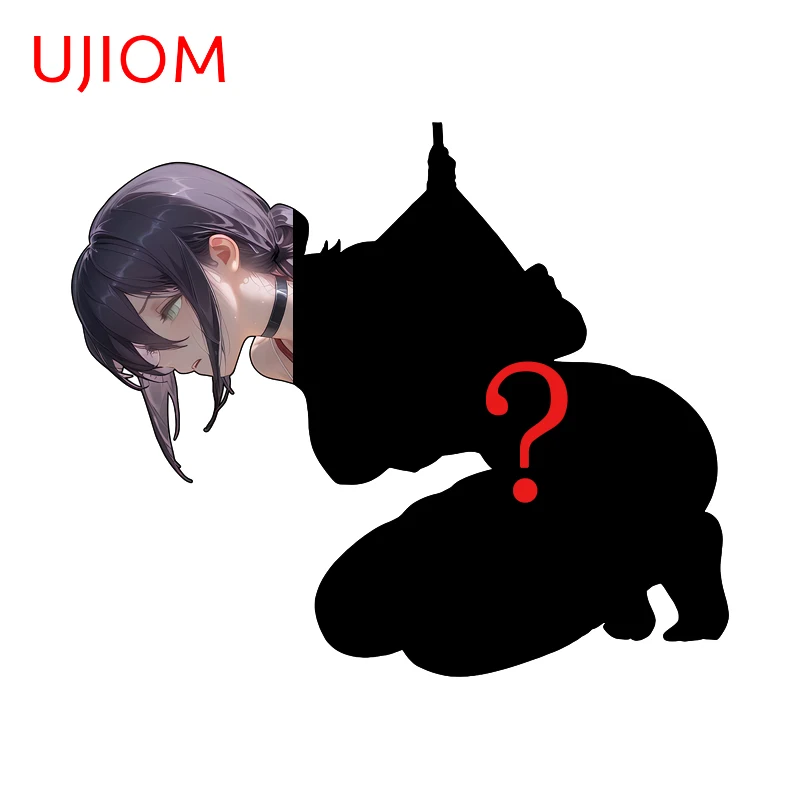 UJIOM Reze Anime Figure Pretty Girl Wall Sticker Fashionable Creative Occlusion Scratch Vinly Decal Trunk Wardrobe Decor