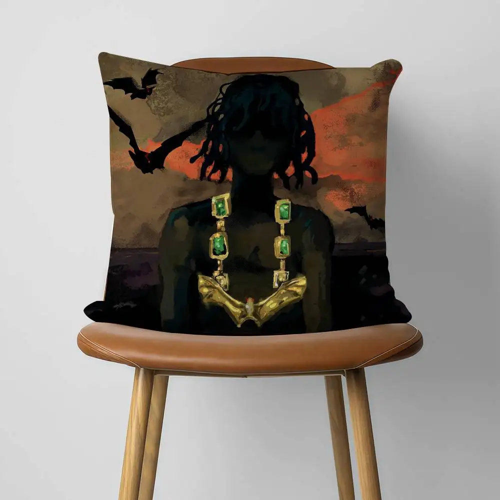 Rapper R-Rema HEIS 30x30cm 45x45cm Pillow Case Decor Protective Covers Comfortable Soft For Sofa Living Room Home Office