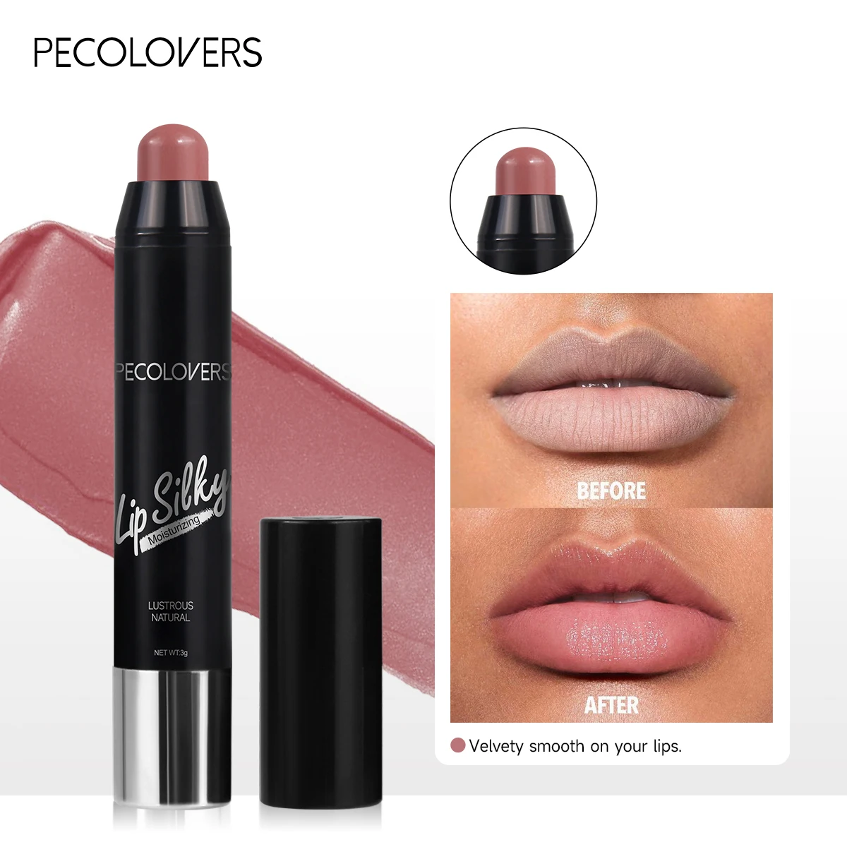 Brighten Lip Lipstick Moisturizing Water Light Solid Lip Gloss Glass Tea Russet Lip Glaze Tint Makeup Cosmetics Beauty