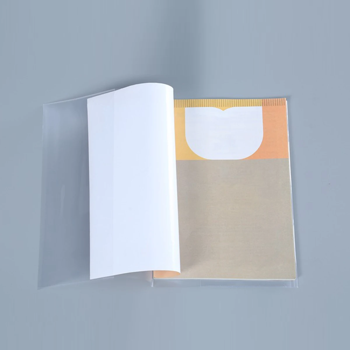 10PC-A4/16K Transparenter Bucheinbandschutz, hohe Transparenz, PP-Material, verstellbar und wiederverwendbar, Schulbriefpapier für Studenten – Detail 5