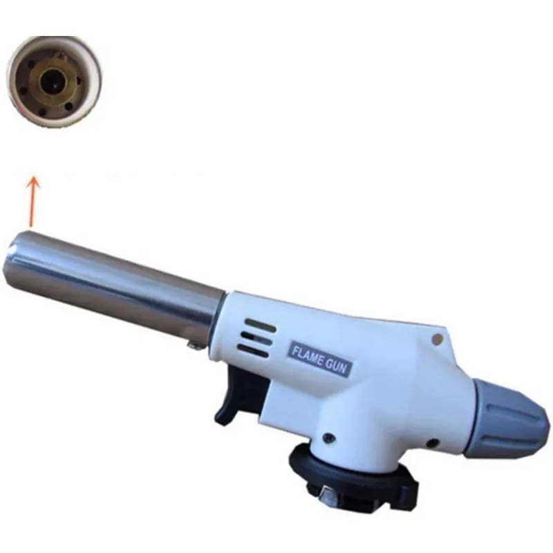 Camping Baking Barbecue Gas Torch Welding Lighter Butane Burner Flame Metal Flame Gun Outdoor Welding Gas Burner Flame Gas view 5