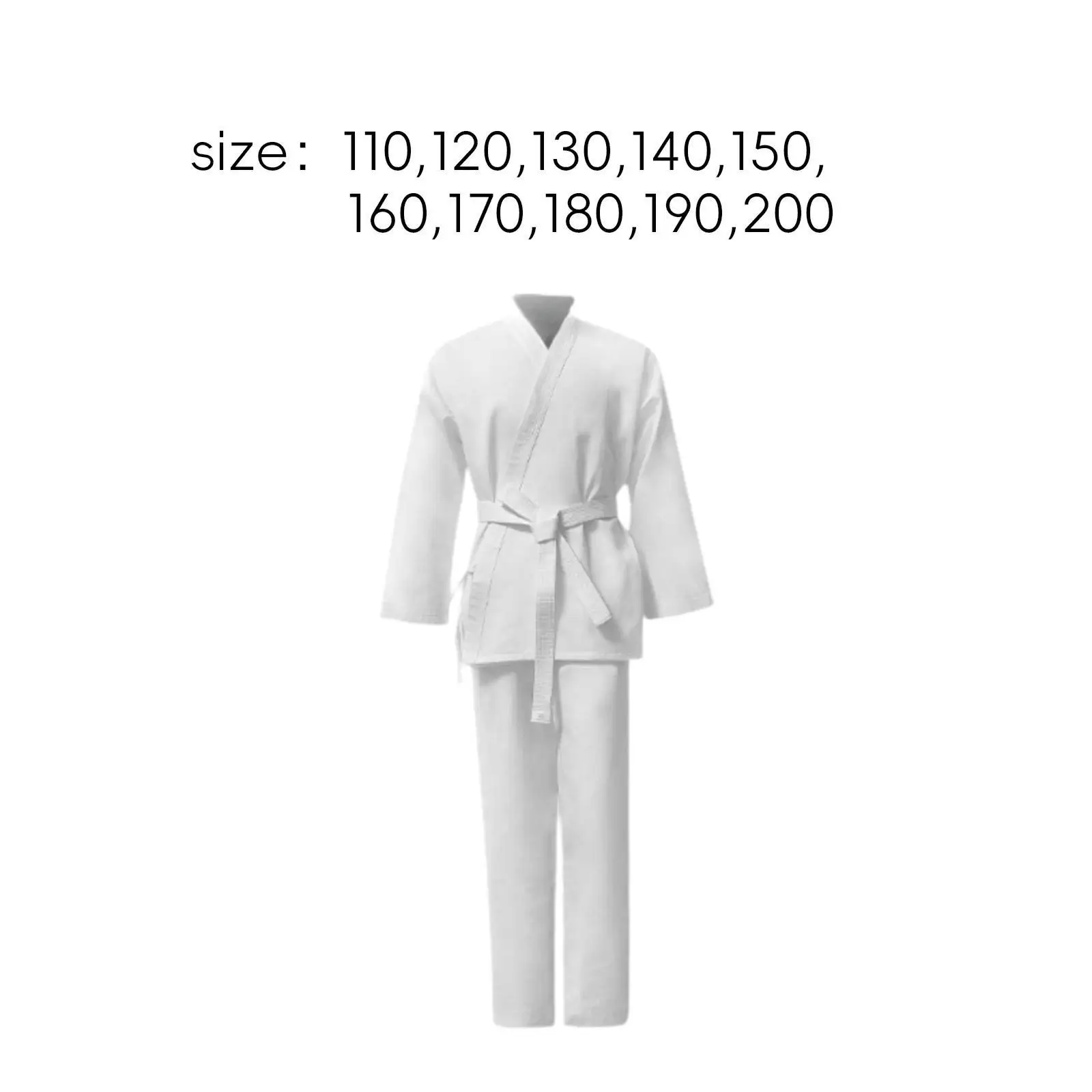 Karate Uniform Breathable Karate Clothes for Competition Sparring Exercise