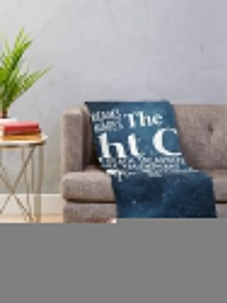 The Night Court Typography Throw Blanket Decorative Sofas Shaggy Blankets