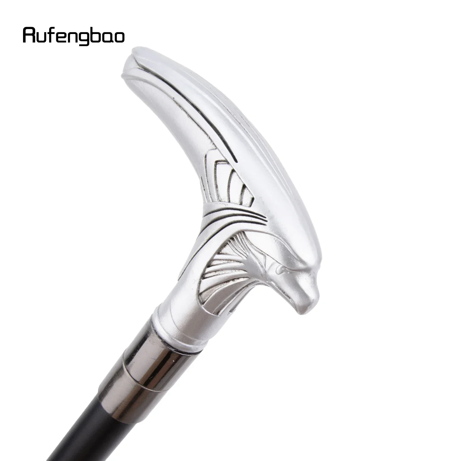 Белая смоляная трость с головой орла, модная декоративная стальная палочка, элегантная ручка-трость для джентльмена, Crosier 94 см