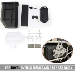 Caja de herramientas para motocicleta Royal Enfield Himalayan 450 / 452 2024 +, caja de herramientas decorativa lateral impermeable, kit de primeros auxilios/arranques laterales