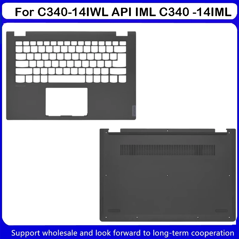 

New For Lenovo IdeaPad C340-14IWL API IML C340 -14IML Upper Case Palmrest /Bottom Cover