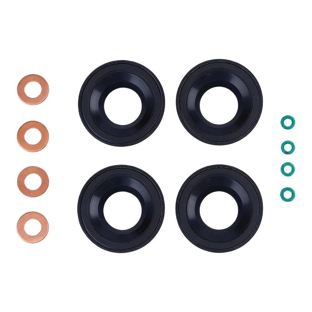 As Shown Fuel Injector Seal Set 12 Piece Fuel Injector Seal Set Fuel Injector Injector Leak Connector Quality Materials