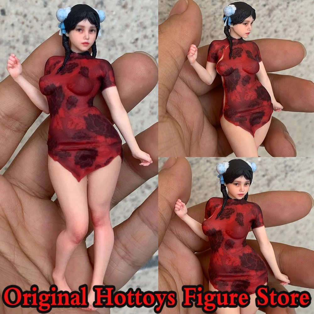 

В наличии масштаб 1/18 женщина-солдат Чун-ли скульптура миниатюрный орнамент полный набор около 10 см экшн-фигурка модель коллекция