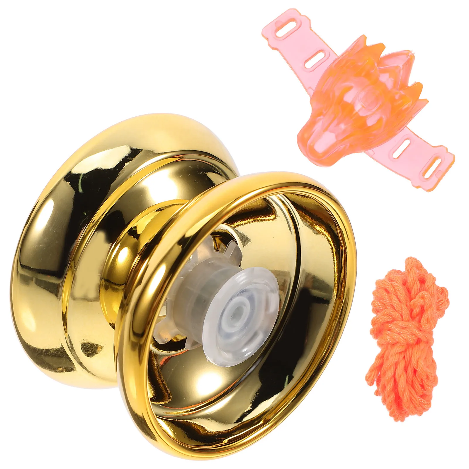 

1 Set Alloy Yo-Yo Ball Smooth Fine Shaft For Beginner Finger Strength Training Trick Unresponsive Yoyo Plaything Outdoor Fun