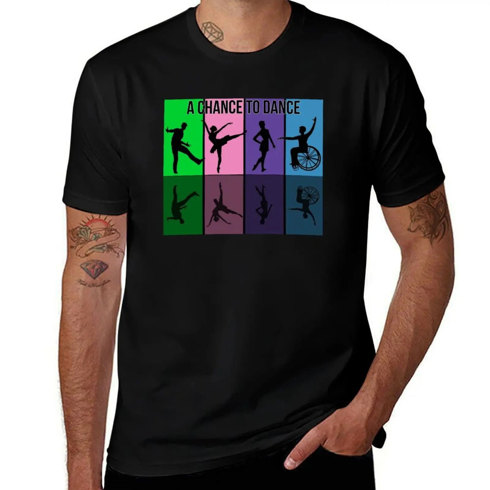 A Chance to Dance T-Shirt High Elasticity Sports Tee Shirt T-Shirt
