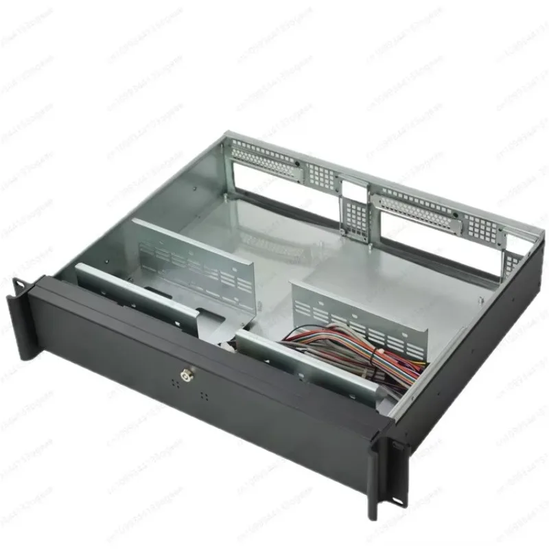 Ultra-short 2U360 server chassis 2 nodes 2U Gemini chassis Dual main board ITX industrial control rack type