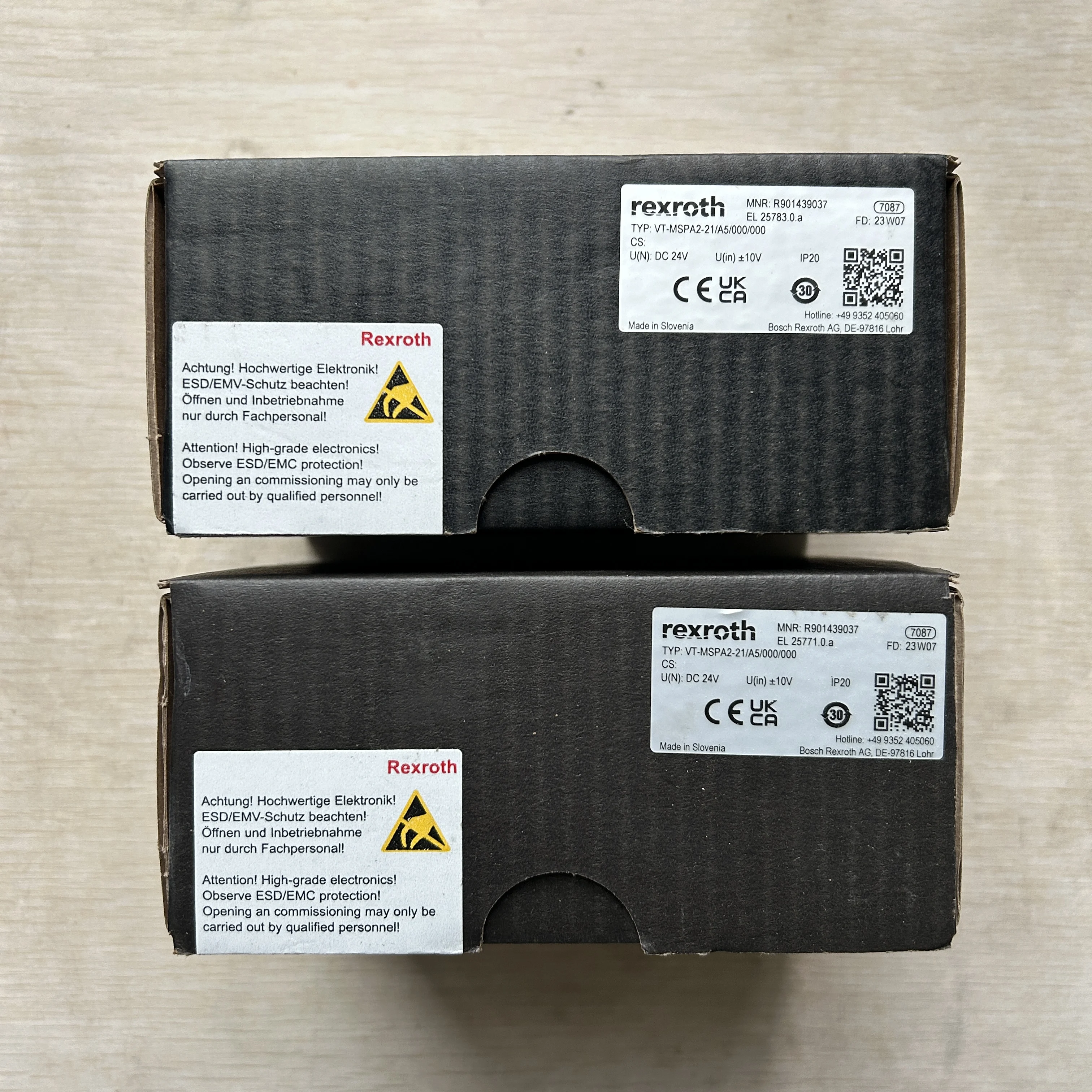rex  roth VT-MSPA2-21/A5/000/000 Amplifier DC24V Professional Audio Video Lighting Made in Slovenia Model R901439037