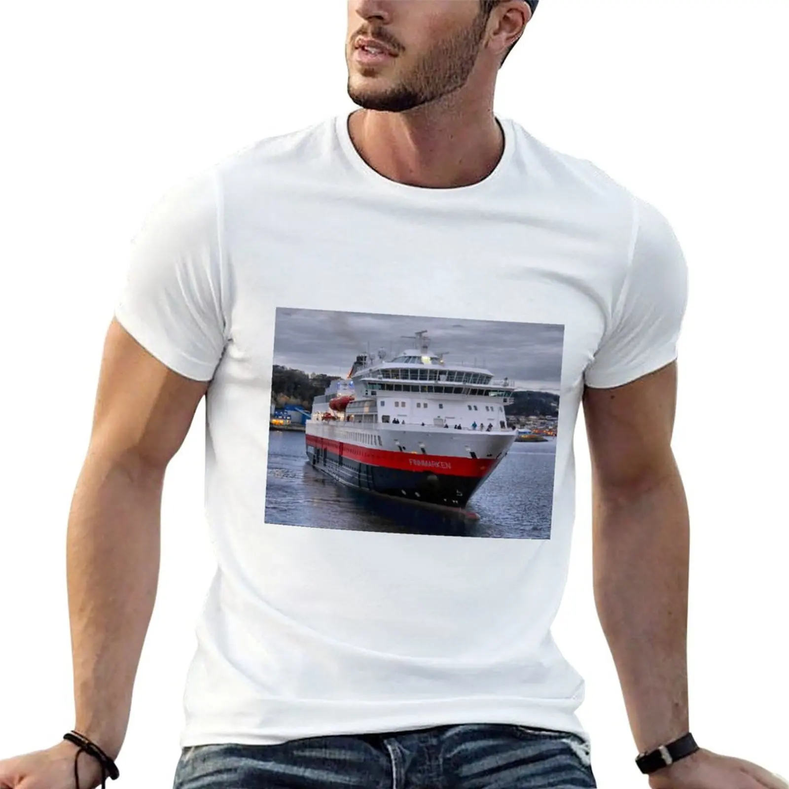 

The Finnmarken Berthing in Tromso T-Shirt t shirts for man cotton man tshirt T-Shirt