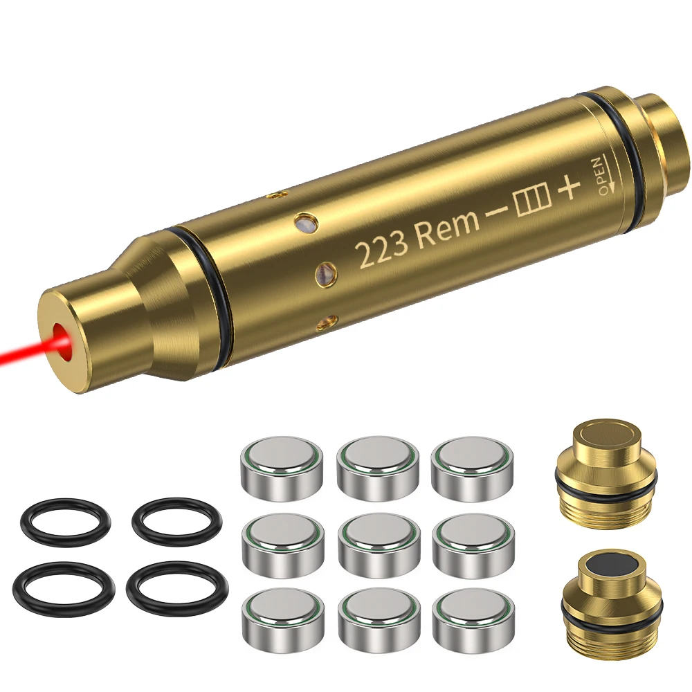 

223REM Dual Use Red Dot Laser Training Magazine Dry Fire Тактический тренажер для пуль, подходит для практики стрельбы по пистолету
