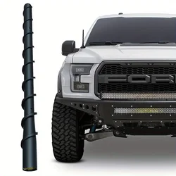 Antenne Courte Spirale en Caoutchouc de 7 Pouces pour Ford F150 F250 (2009-2023), Installation Facile, Réception AM/FM Améliorée, Durable et mn