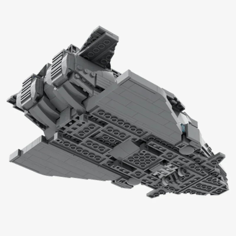 MOC-Briques de construction modèle militaire, échelle 1:300, technologie de la Gunship fédérale, blocs modulaires, cadeaux de Noël, jouets à assembler soi-même