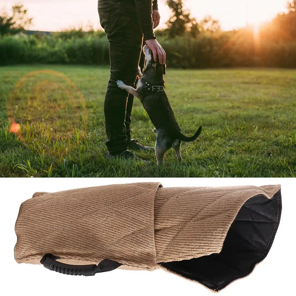 

Durable Dog Bite Sleeve Professional Arm Protection Guard Dog Bite Stick Thickened Jute Pet Bite Training Equipment