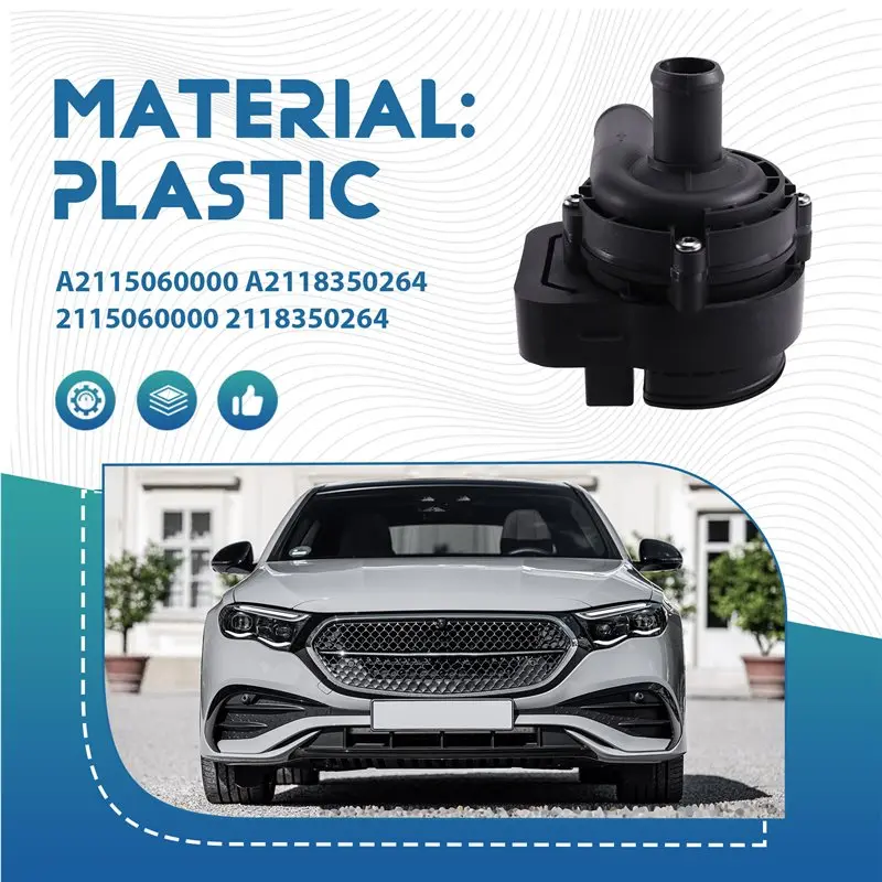 Electric Auxiliary Water Pump A2115060000 A2118350264 Fits For Mercedes Benz CLS C219 CLS500 550 E320 350 500 550 2003-2011