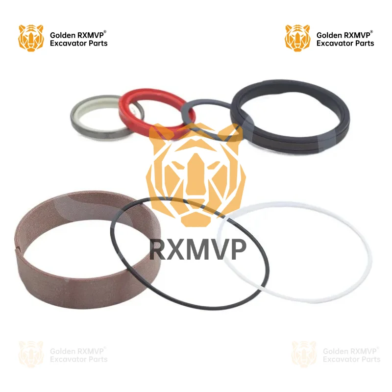 For Komatsu Pc200-5 Oil Cylinder Oil Seal Middle Arm Large Arm Bucket Arm Hydraulic Seal Ring Piston Rod Excavator Accessories