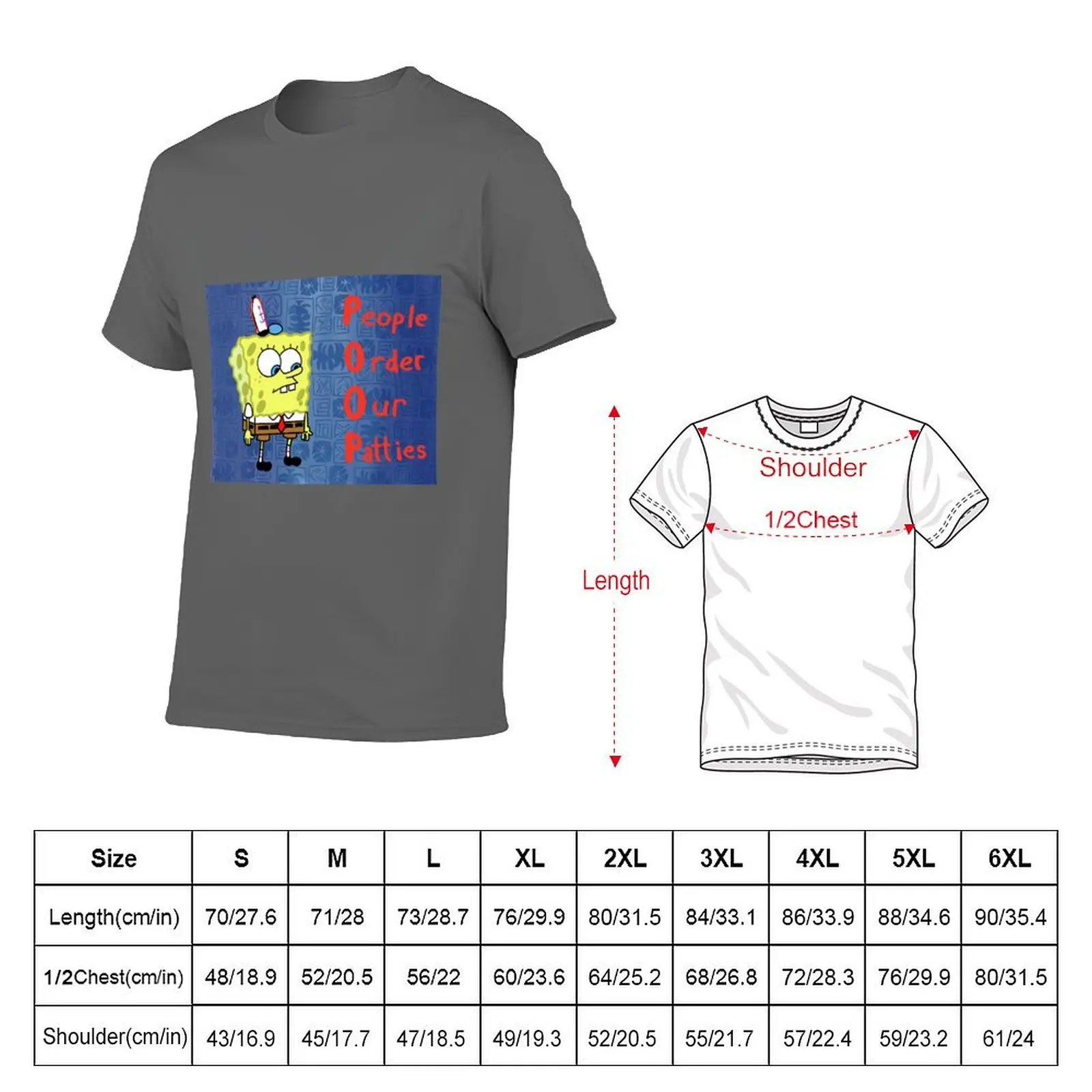 Poop Spongememe T-Shirt vintage anime sweat shirts, men
