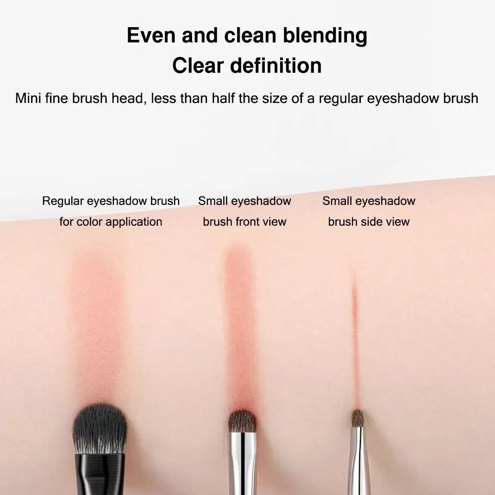 Soft Hairs Eye Makeup Brush Plastic Handle Professional Eye Detail Brush