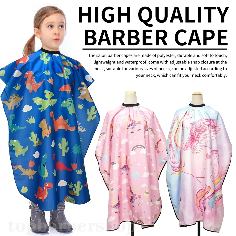 

Детская милая накидка для парикмахерских с героями мультфильмов, накидка для стрижки волос, накидка для парикмахерской, ткань для детей