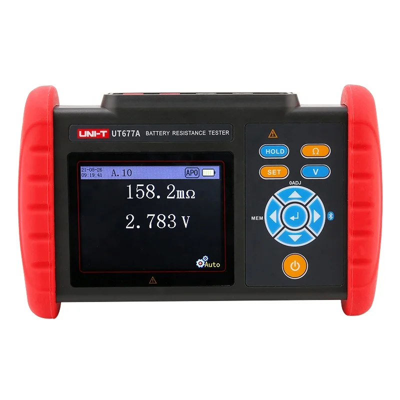 

UT677A Resistance Tester Rechargeable Battery Voltage Capacitance ESR Battery Internal Resistance Tester