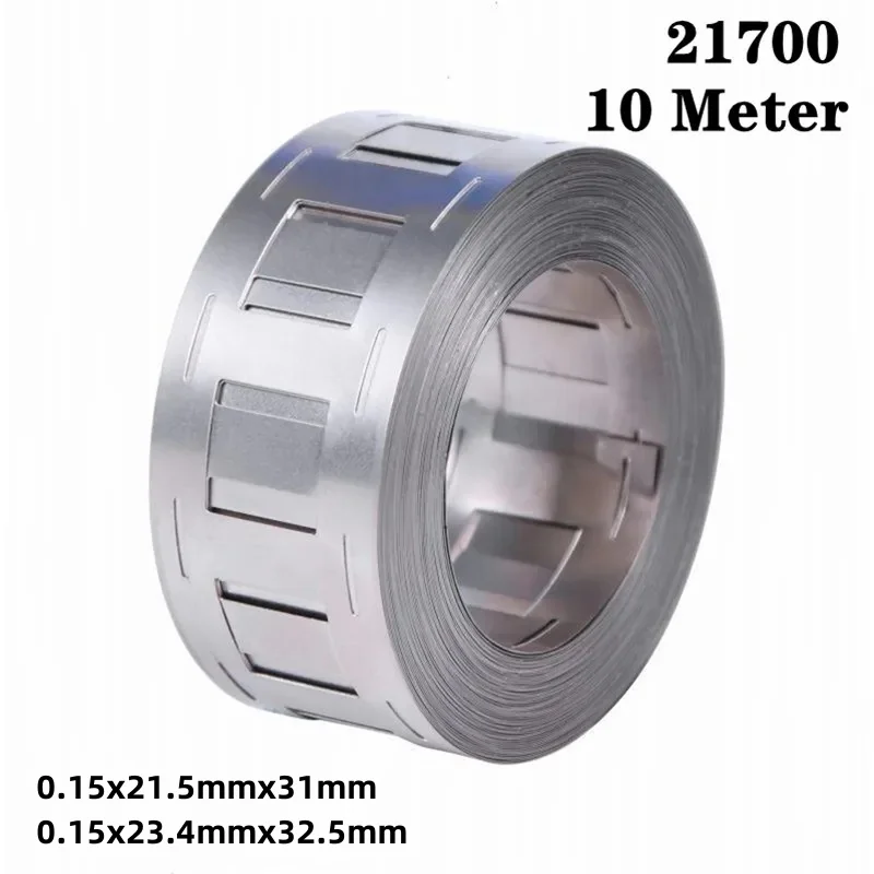 10M 2P 21700 0.15mm Nickel plated steel strip Sheet Nickel Tape  For Lithium Batteries lithium battery Spot Welder Welding Piece