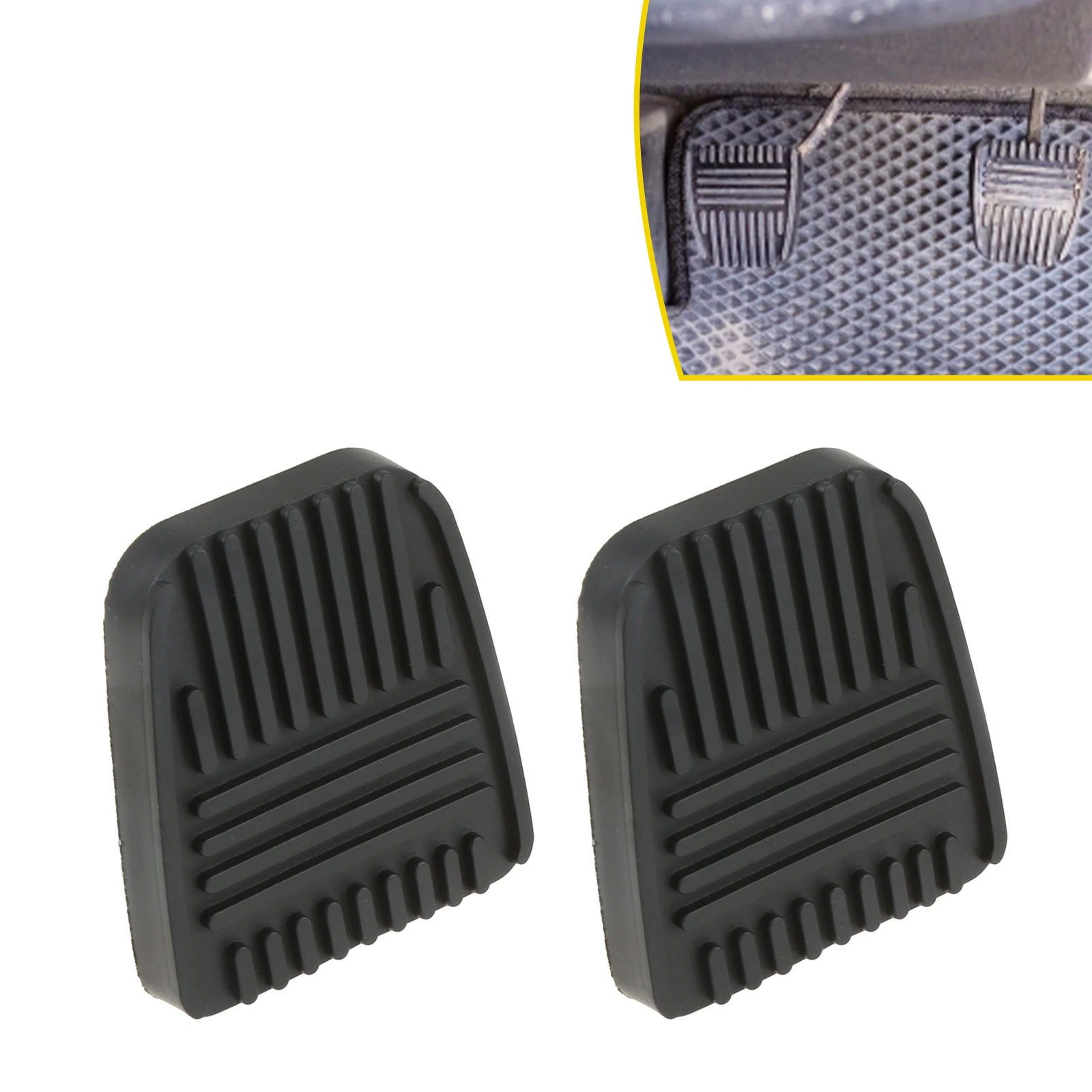 2Pcs Car Brake Clutch Pedal Pad Rubber Covers for Toyota 4Runner Camry Celica Pickup RAV4 Tacoma Tundra 31321-14020 31321-14010: รีวิวและคำแนะนำ
