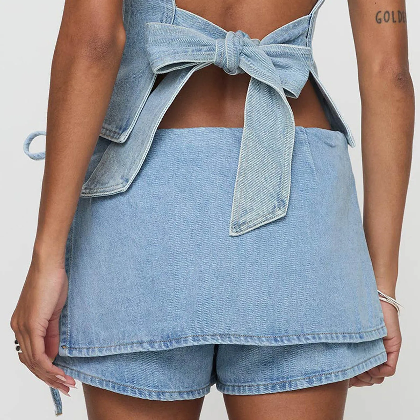 ผู้หญิงY2kต่ําเอวDenimกระโปรงมินิSkorts Vintageปุ่มลงBodyconดินสอJeanกระโปรงY2k Cyber Grungeชุดกระโปรงสั้น