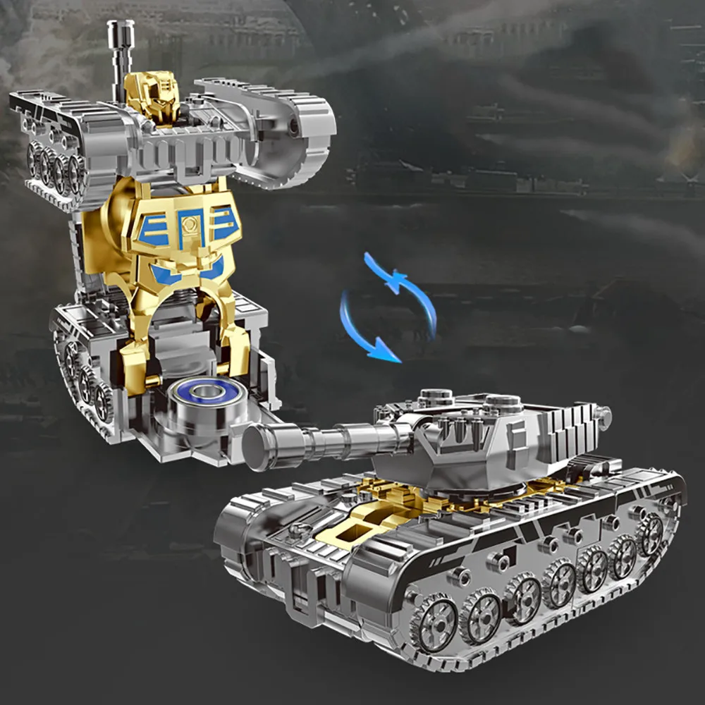 Robots tanques deformados creativos, juguetes antiestrés, Spinner de mano, giroscopio, juguetes para niños, juguetes sensoriales antiestrés para adultos, Fidget Spinners, regalo