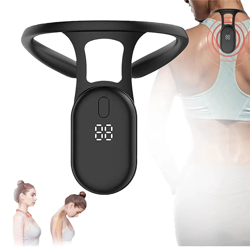 

【in stock】 1PCS Portable Lymphatic Soothing Body Shaping Neck Instrument, Posture Correction Belt Relief Massage Device-A