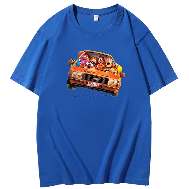 Leisure T Shirt For Men The Mitchells Vs The Machines Katie Comedy Cartoons Cotton Summer Short Sleeve t-shirts Men's Clothing