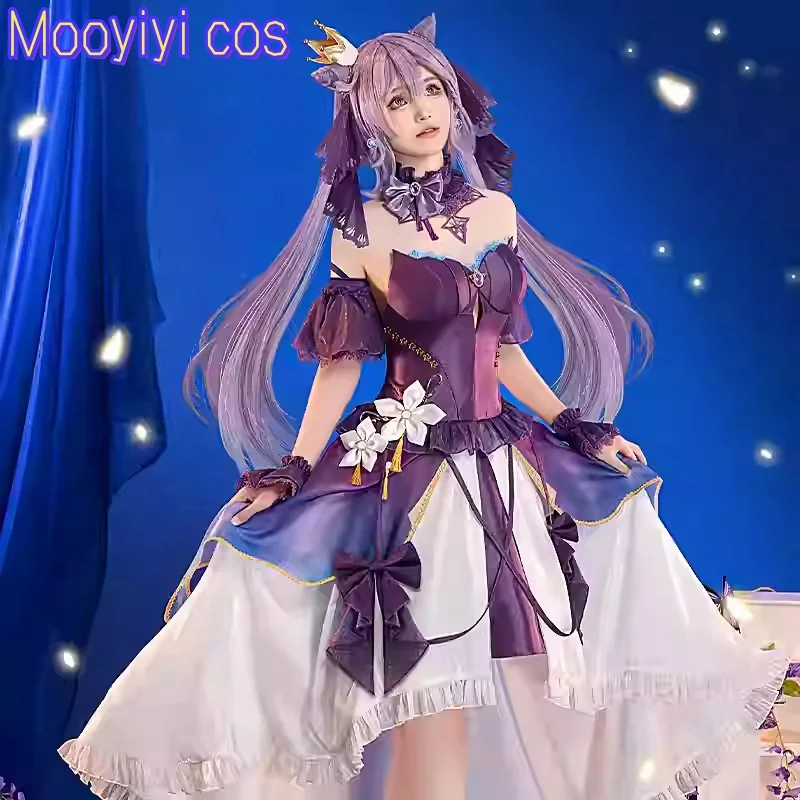 زي Keqing التنكري، الهالوين، عيد الميلاد، لعبة كوميدية للعب الأدوار، Anim S-XL، جديد 2025 متوفر في المخزون Genshin Impact